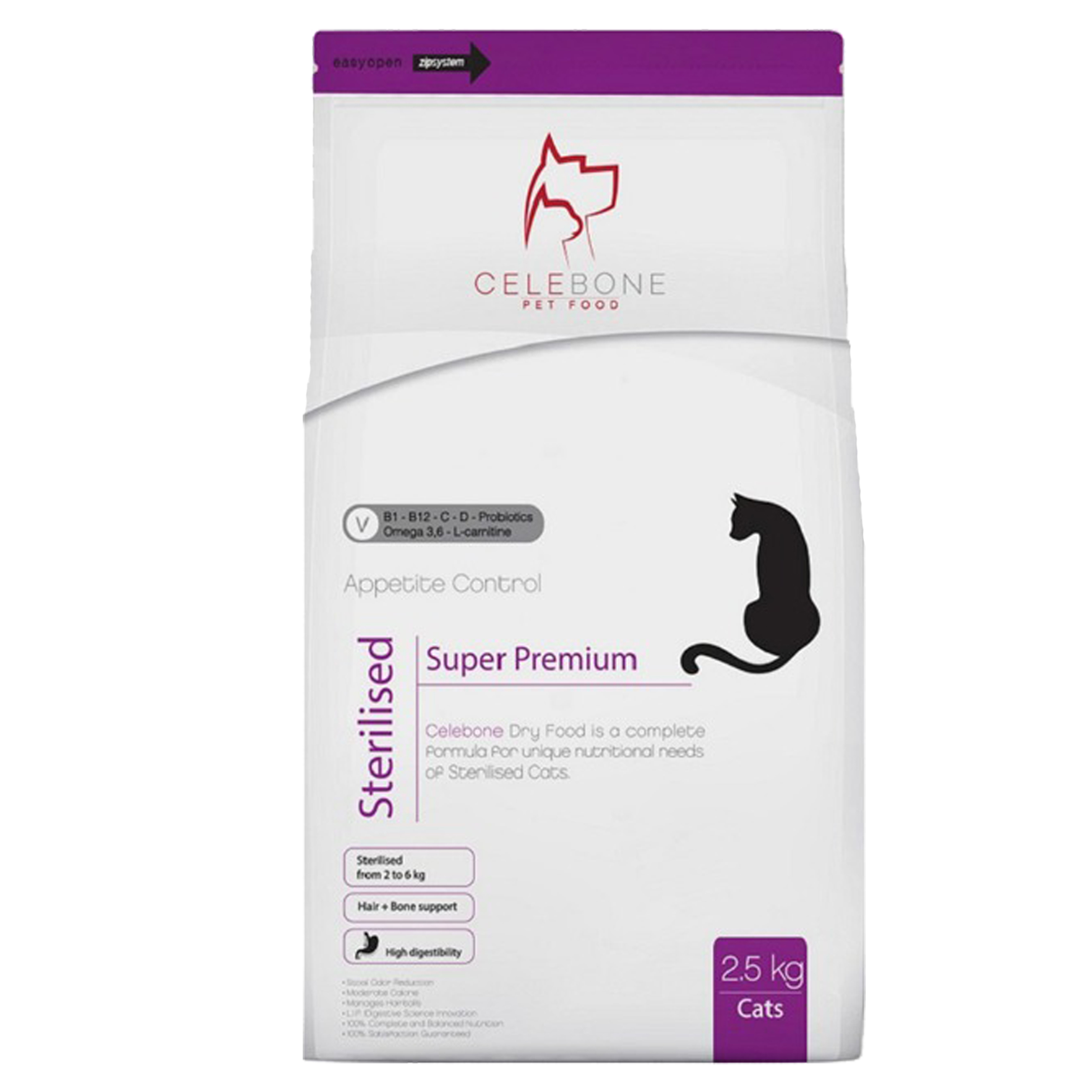 غذای گربه عقیم شده سلبن streilised - super premium